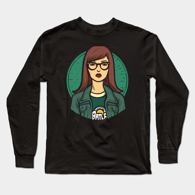 Vintage Daria MTV Long Sleeve T-Shirt by Pixy Official